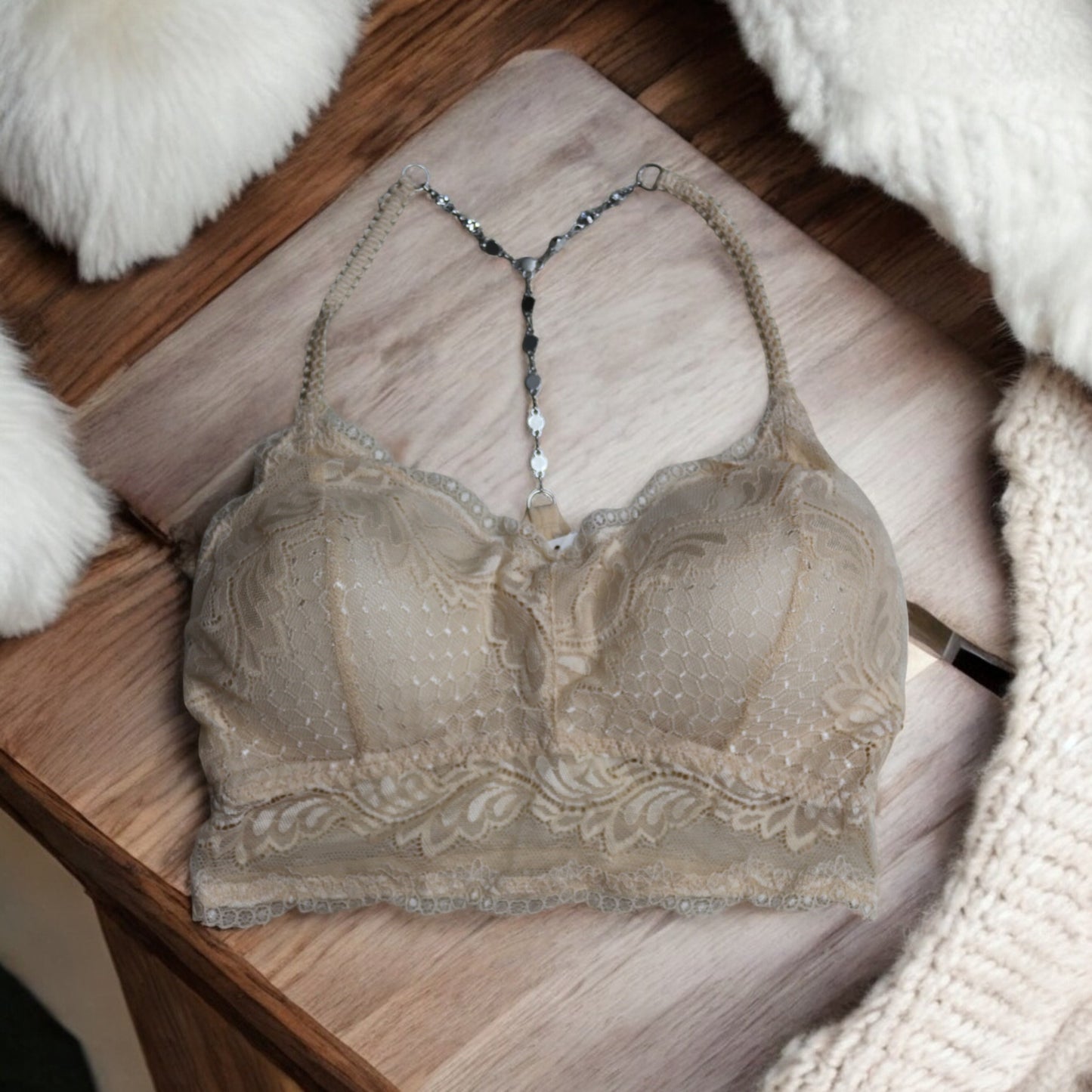 Premium Padded Chain Design Bralette