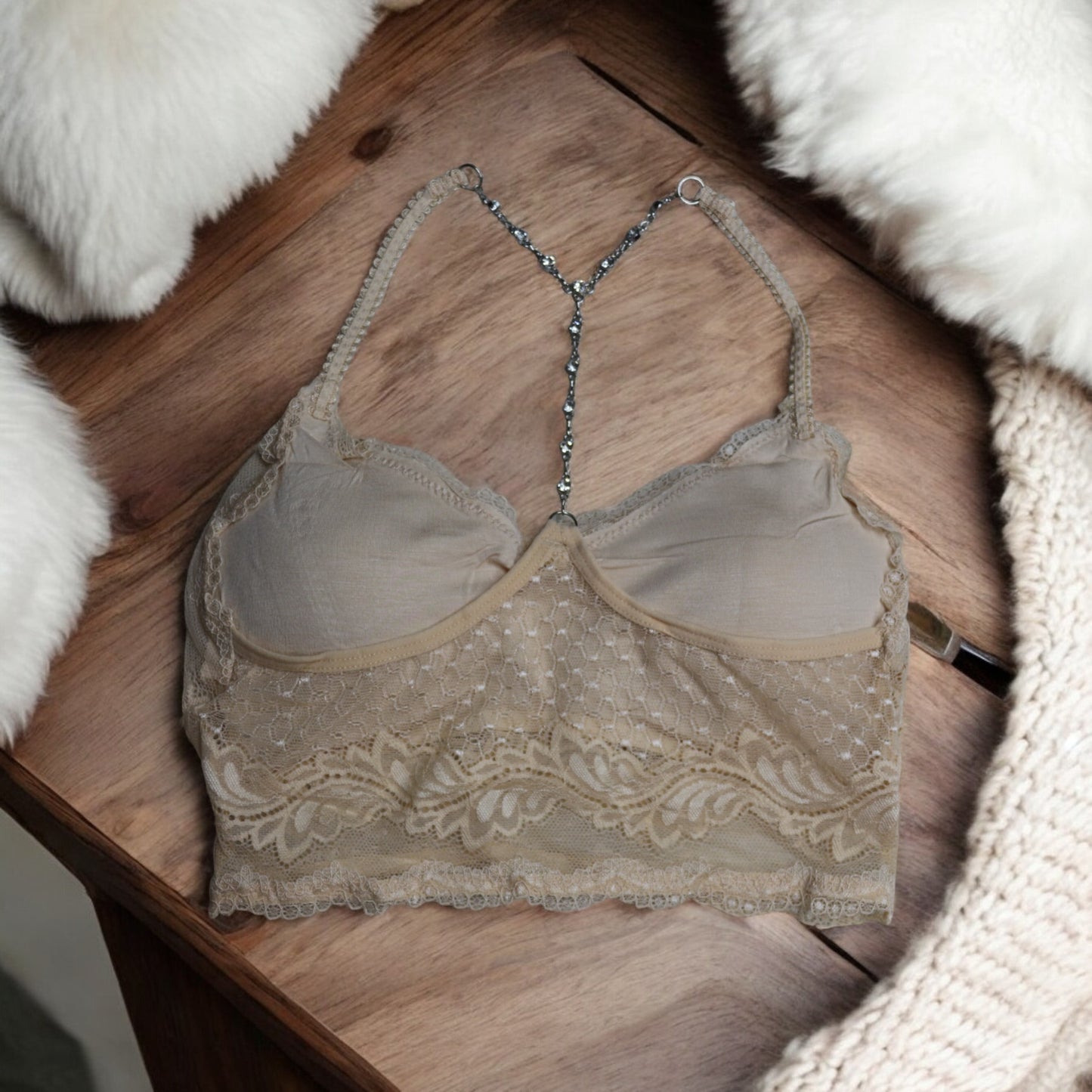 Premium Padded Chain Design Bralette