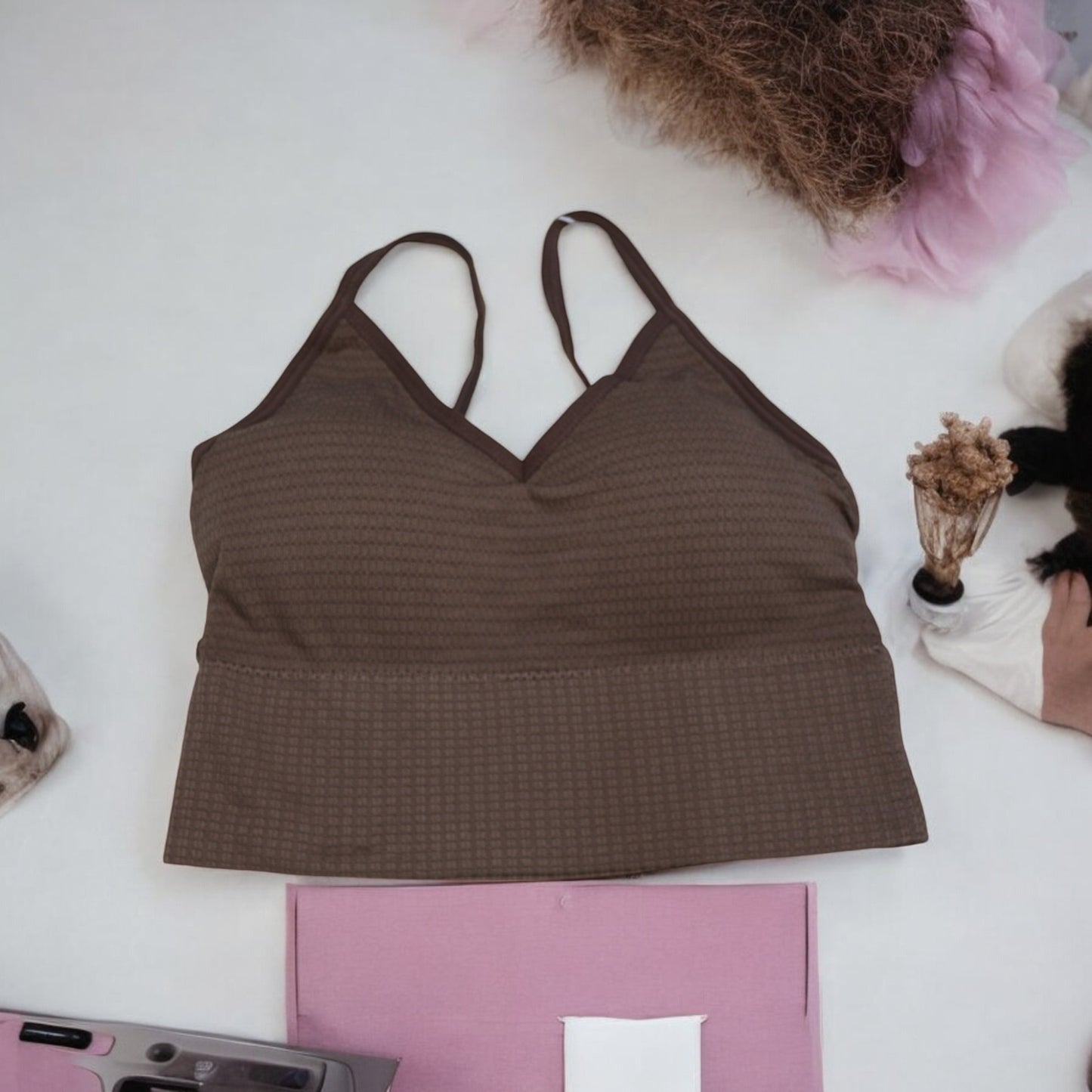 Premium Textured Bralette with Back design